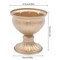 10X Metal Urn Planter Elegant Wedding Centerpieces Vase Gold For Wedding Party